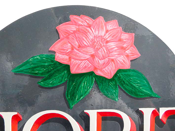 Hand painting flowers