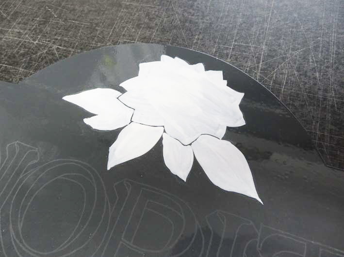 Basecoat of white