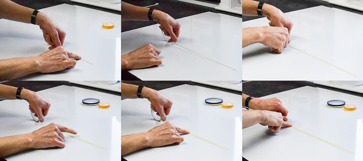 How do I use fine line tape for signwriting