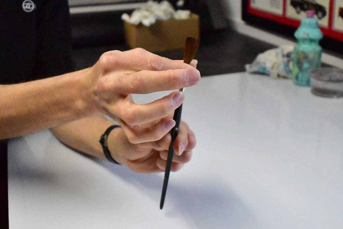 How to look after a lettering brush